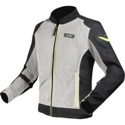 Meilleur prix 😍 Blouson Moto Eté Ls2 Airy CE Perforé Noir Gris Jaune 😍