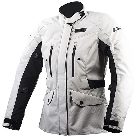 Grosses soldes 👏 Blouson Moto Technique LS2 Metropolis Lady WP Ligth Gris Certifié 👏