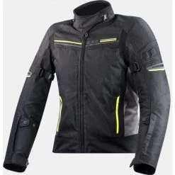 De gros 👍 Blouson Moto Technique Ls2 Shadow Lady Titanium Jaune Fluo ✔️