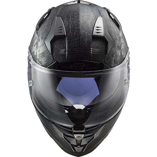 Sortie ✨ Casque De Moto En Fibre HPFC LS2 FF327 CHALLENGER Flex Matt Black 🔔 – Image 7