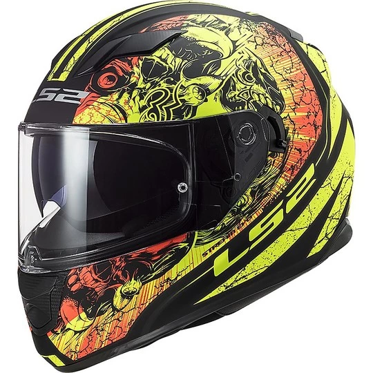Top 10 ⭐ Casque De Moto Intégral Double Visière Ls2 FF320 STREM EVO Throne Black Matt Fluo Yellow ✨
