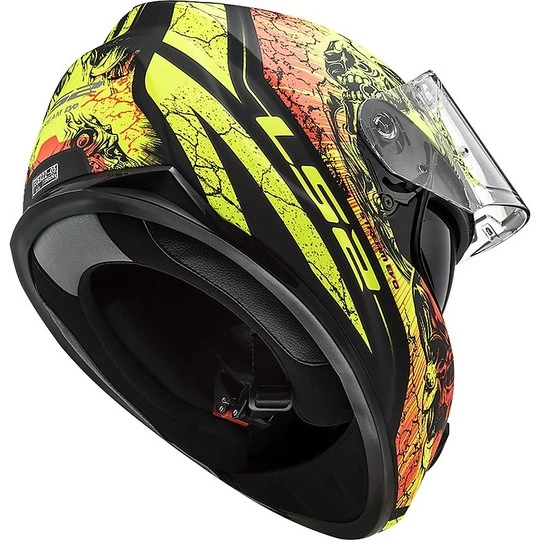 Top 10 ⭐ Casque De Moto Intégral Double Visière Ls2 FF320 STREM EVO Throne Black Matt Fluo Yellow ✨ – Image 3