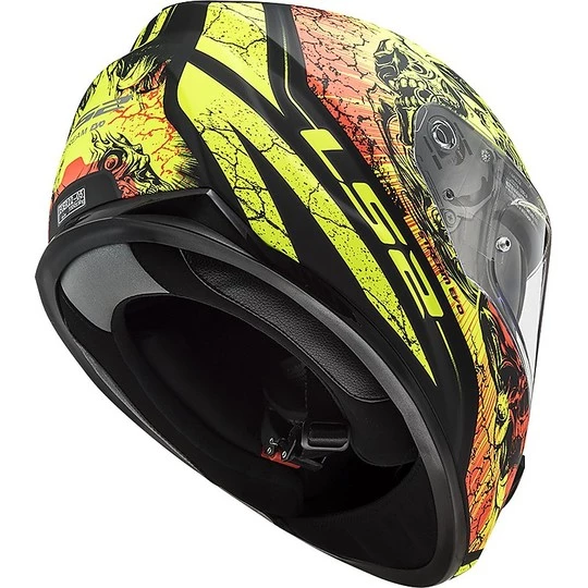 Top 10 ⭐ Casque De Moto Intégral Double Visière Ls2 FF320 STREM EVO Throne Black Matt Fluo Yellow ✨ – Image 4