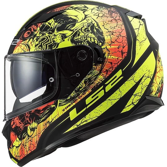 Top 10 ⭐ Casque De Moto Intégral Double Visière Ls2 FF320 STREM EVO Throne Black Matt Fluo Yellow ✨ – Image 5
