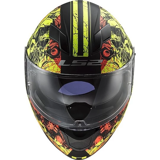 Top 10 ⭐ Casque De Moto Intégral Double Visière Ls2 FF320 STREM EVO Throne Black Matt Fluo Yellow ✨ – Image 8