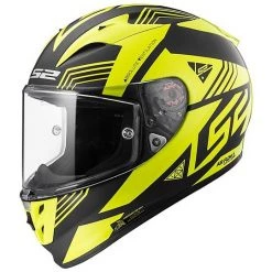 De gros 🎁 Casque De Moto Intégral En Carbone LS2 FF323 Arrow R Evo Neon Matt Black Glossy White 🔥