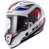 Meilleure vente ✔️ Casque De Moto Intégral En Fibre LS2 FF323 Arrow R Geo Blanc / Bleu / Rouge 🔥