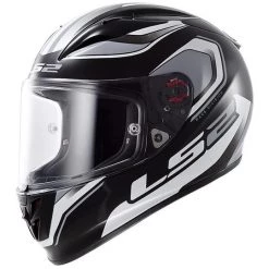 Budget 🔔 Casque De Moto Intégral En Fibre LS2 FF323 Arrow R Geo Noir / Blanc 😍