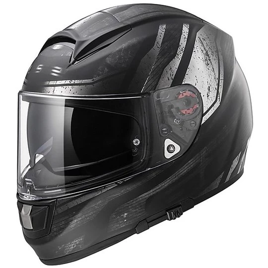 Meilleur prix 💯 Casque De Moto Intégral En Fibre LS2 FF397 Vecteur Rasoir Noir Mat Double Visière ⭐