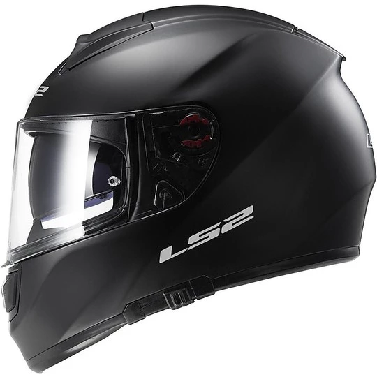 Nouveau 🌟 Casque De Moto Intégral En Fibre LS2 FF397 Vector Mono Matt Black ✨ – Image 2