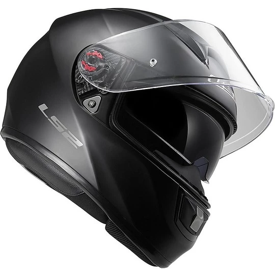 Nouveau 🌟 Casque De Moto Intégral En Fibre LS2 FF397 Vector Mono Matt Black ✨ – Image 3