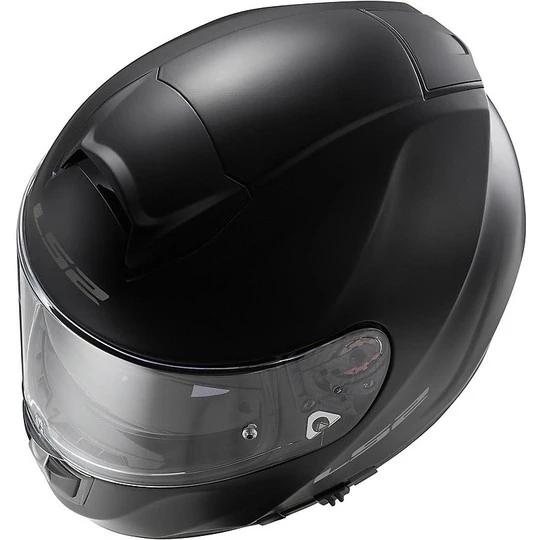 Nouveau 🌟 Casque De Moto Intégral En Fibre LS2 FF397 Vector Mono Matt Black ✨ – Image 6