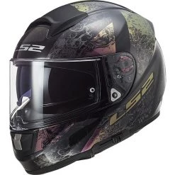 Bon marché 🧨 Casque De Moto Intégral En HPFC LS2 FF397 VECTOR EVO Swipe Rainbow 🥰