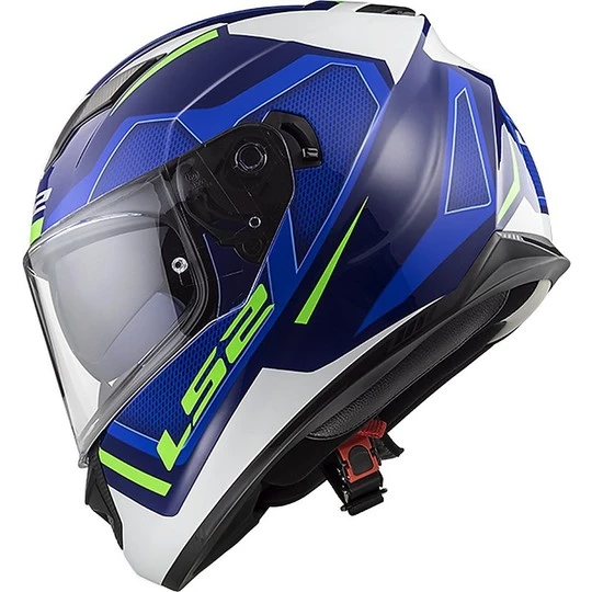 Top 10 🌟 Casque De Moto Intégral LS2 FF320 Stream Evo AXIS Noir Bleu ❤️ – Image 2