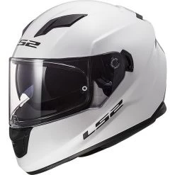 Vente flash 🌟 Casque De Moto Intégral LS2 FF320 STREAM EVO Solid Glossy White 🌟