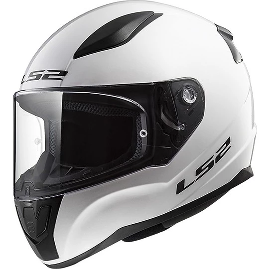 Bon marché 😍 Casque De Moto Intégral Ls2 FF353 Rapid Solid Glossy White ❤️