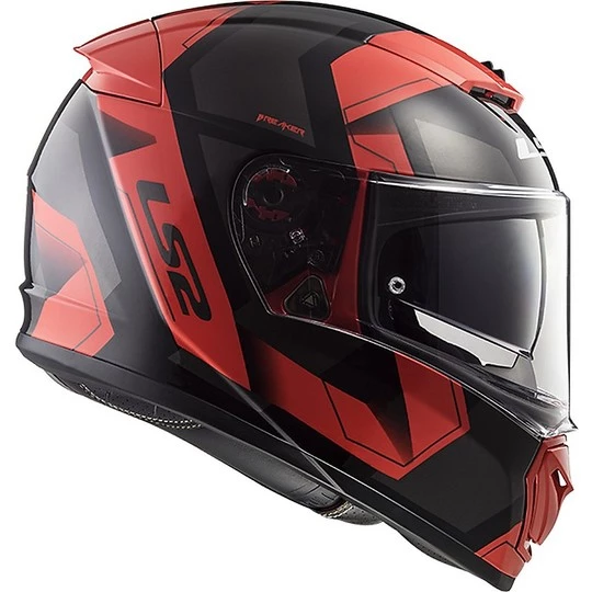 Acheter ⭐ Casque De Moto Intégral LS2 FF390 Disjoncteur Physique Noir Rouge 🌟 – Image 5