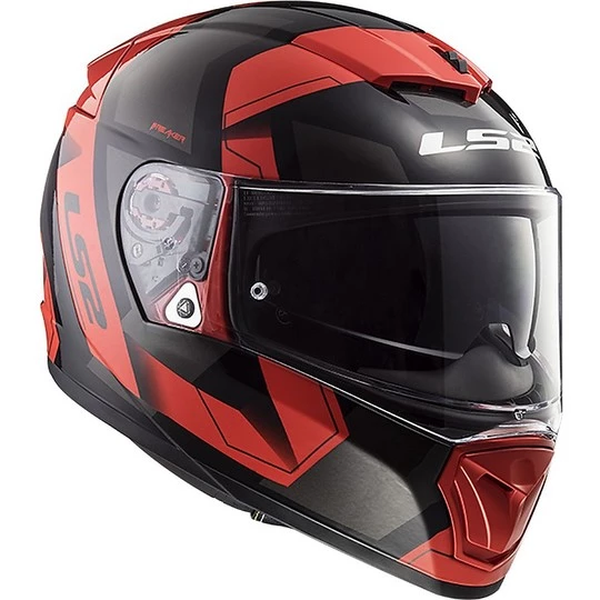 Acheter ⭐ Casque De Moto Intégral LS2 FF390 Disjoncteur Physique Noir Rouge 🌟 – Image 6