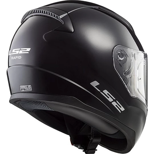 Remise ⌛ Casque De Moto Intégral Pour Enfant LS2 FF 353J Noir Brillant ⌛ – Image 2