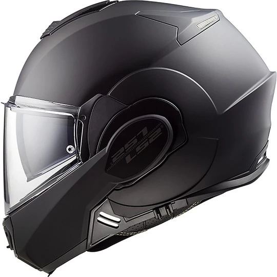 Vente flash ⌛ Casque De Moto Modulaire Avec LS2 FF399 Valiant NOIR Tipper Chin Matt Black 🛒 – Image 5