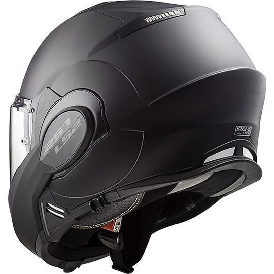 Vente flash ⌛ Casque De Moto Modulaire Avec LS2 FF399 Valiant NOIR Tipper Chin Matt Black 🛒 – Image 6