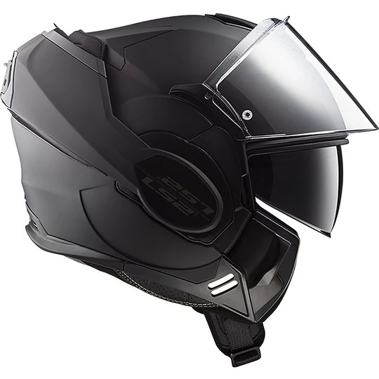 Vente flash ⌛ Casque De Moto Modulaire Avec LS2 FF399 Valiant NOIR Tipper Chin Matt Black 🛒 – Image 10