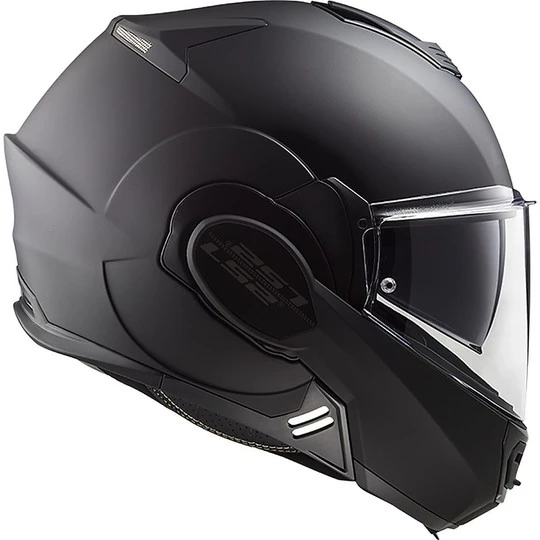 Vente flash ⌛ Casque De Moto Modulaire Avec LS2 FF399 Valiant NOIR Tipper Chin Matt Black 🛒 – Image 13