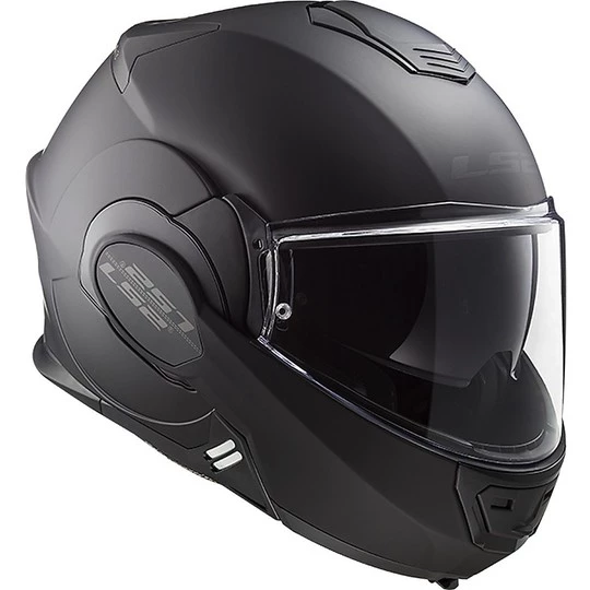 Vente flash ⌛ Casque De Moto Modulaire Avec LS2 FF399 Valiant NOIR Tipper Chin Matt Black 🛒 – Image 14