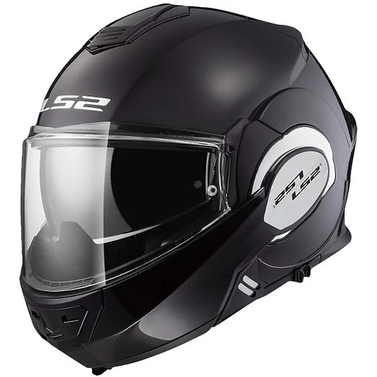 Le moins cher 🎁 Casque De Moto Modulaire Avec LS2 FF399 VALIANT Protège-menton Pliant Solide Noir Mat 🎉 – Image 2