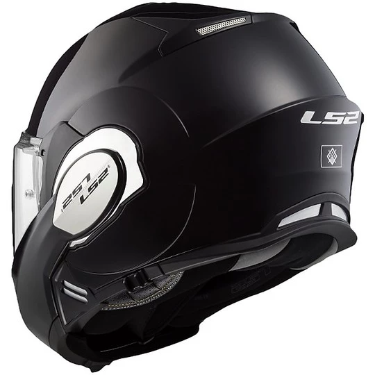 Le moins cher 🎁 Casque De Moto Modulaire Avec LS2 FF399 VALIANT Protège-menton Pliant Solide Noir Mat 🎉 – Image 3