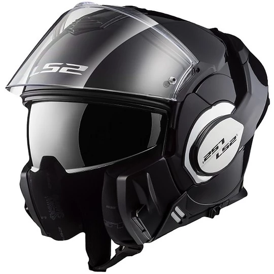 Le moins cher 🎁 Casque De Moto Modulaire Avec LS2 FF399 VALIANT Protège-menton Pliant Solide Noir Mat 🎉