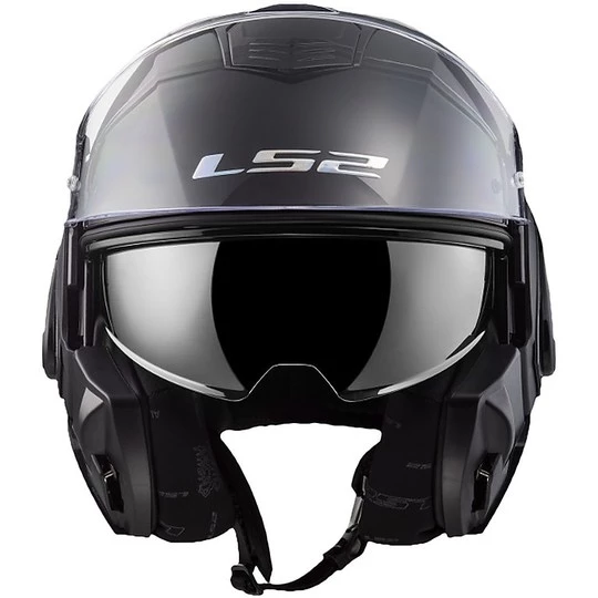 Le moins cher 🎁 Casque De Moto Modulaire Avec LS2 FF399 VALIANT Protège-menton Pliant Solide Noir Mat 🎉 – Image 6