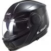 Offres 👏 Casque De Moto Modulaire Double Visière Ls2 FF902 SCOPE Solid Glossy Black 😍