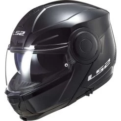 Offres 👏 Casque De Moto Modulaire Double Visière Ls2 FF902 SCOPE Solid Glossy Black 😍