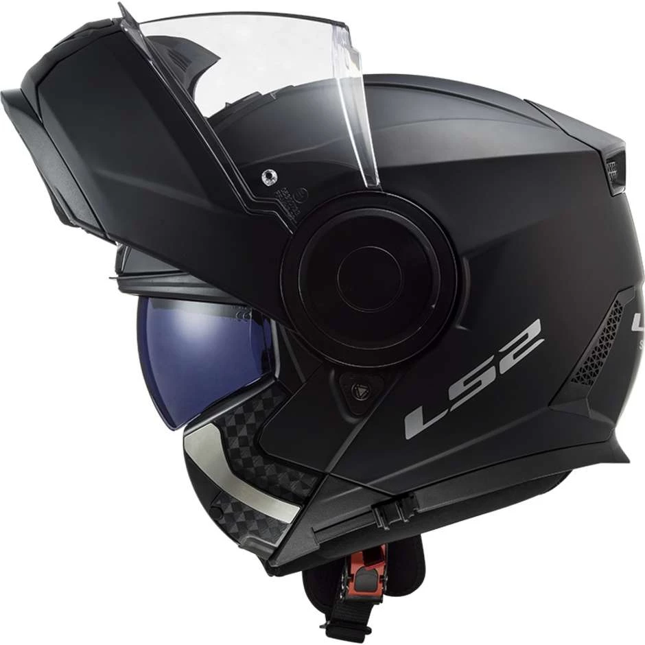 Budget 😀 Casque De Moto Modulaire Double Visière Ls2 FF902 SCOPE Solid Matt Black 🛒 – Image 2