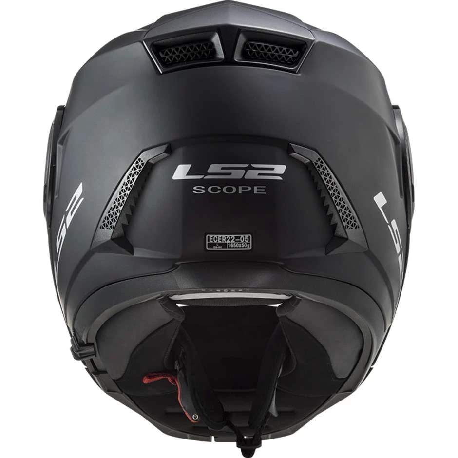 Budget 😀 Casque De Moto Modulaire Double Visière Ls2 FF902 SCOPE Solid Matt Black 🛒 – Image 8