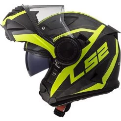 Vente flash 🎁 Casque De Moto Modulaire En Carbone LS2 VORTEX Frame Carbon Matt Black Fluo Yellow 😉