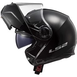 Grosses soldes 🥰 Casque De Moto Modulaire LS2 Double Visor FF325 Strobe Glossy Black 🌟