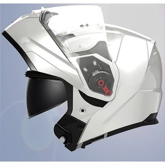 Grosses soldes 🎁 Casque De Moto Modulaire LS2 FF324 Metro Model Glossy Black 🔔 – Image 3