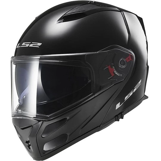 Grosses soldes 🎁 Casque De Moto Modulaire LS2 FF324 Metro Model Glossy Black 🔔