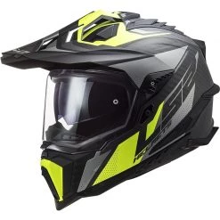 Meilleur prix ✔️ Casque De Tourisme Moto Tout-terrain En Carbone Ls2 MX701 Explorer C FOCUS Jaune Titane Mat Fluo 😉