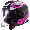Acheter 🤩 Casque Jet Double Visor Ls2 OF570 VERSO Marker Matt Black Purple 🥰