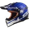 Offres ✨ Casque Moto Cross Enduro LS2 MX437 Fast Gator Blue ✨