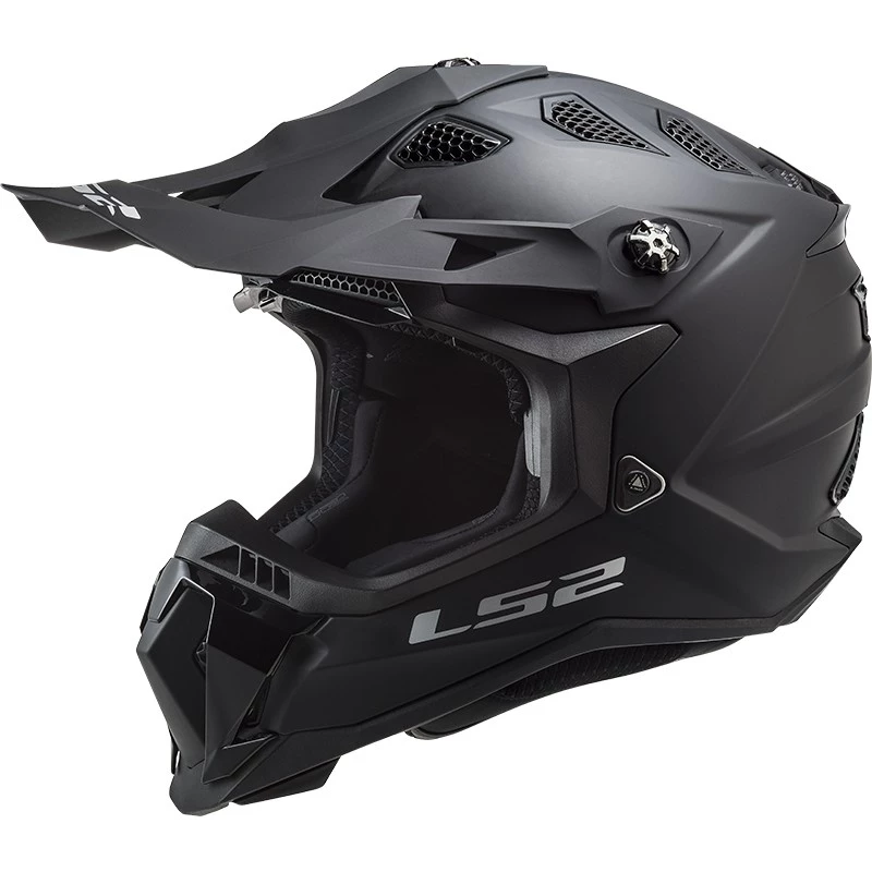 Promo đ„ Casque Moto Cross Enduro Off Road Ls2 MX700 Subverter Evo SOLID Noir Mat â