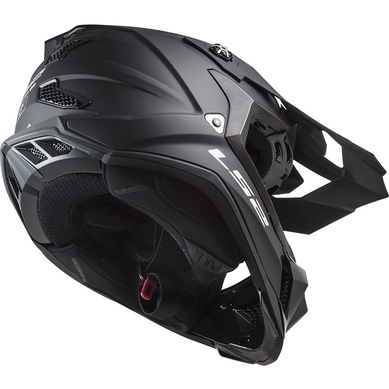 Promo đ„ Casque Moto Cross Enduro Off Road Ls2 MX700 Subverter Evo SOLID Noir Mat â â Image 4