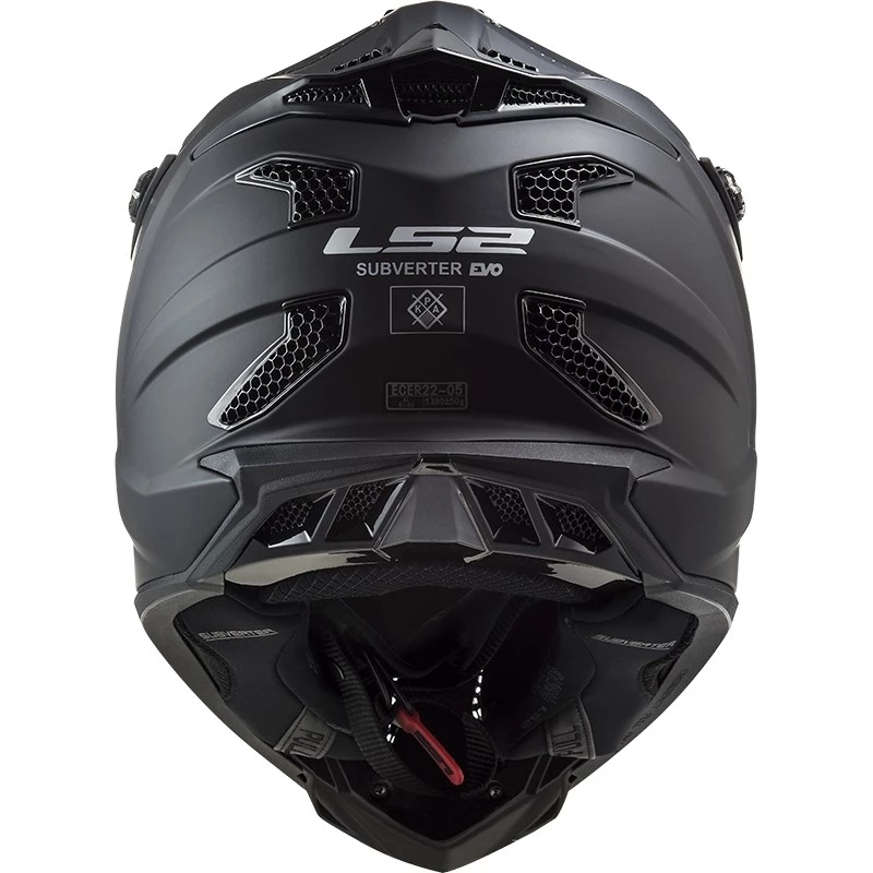 Promo đ„ Casque Moto Cross Enduro Off Road Ls2 MX700 Subverter Evo SOLID Noir Mat â â Image 7