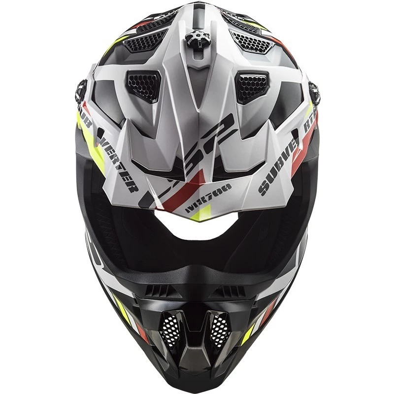 Meilleure affaire 💯 Casque Moto Cross Enduro Off Road Ls2 MX700 SUBVERTER EVO Stomp Blanc Noir 🎉 – Image 4