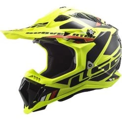 Bon marché 🤩 Casque Moto Cross Enduro Off Road Ls2 MX700 SUBVERTER EVO Stomp Jaune Fluo Noir ✨