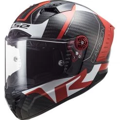 Tout neuf 💯 Casque Moto Full Carbon Ls2 FF805 THUNDER C Racing1 Rouge Blanc 🛒