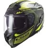 Sortie ✨ Casque Moto Intégral En Carbone Ls2 FF327 CHALLENGER C Thorn Vert Militaire 😉